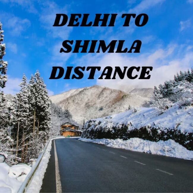 delhi to shimla distance