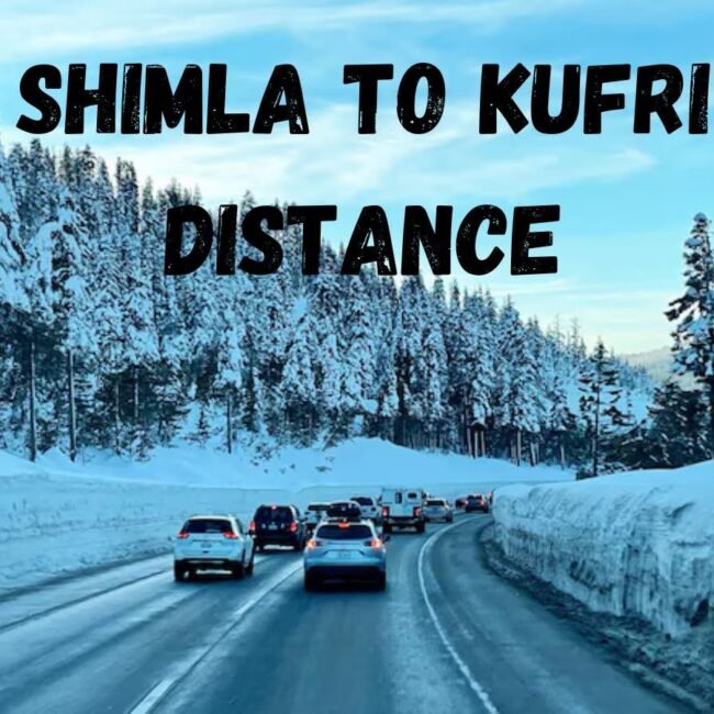 shimla to kufri distance