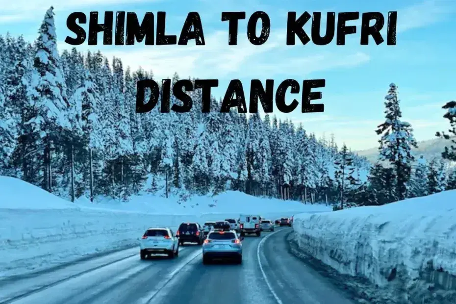 shimla to kufri distance